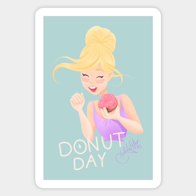 Donut Day Sticker by LunarFox